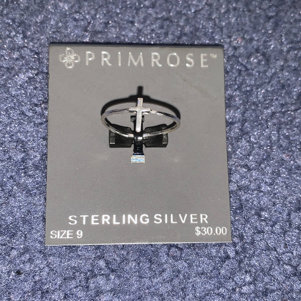 Primrose sterling silver ring